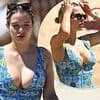 Newly single Helen Flanagan hits the beach for budget swimwear campaign after revealing her romance with Robbie Talbot 'wasn't working' - but actress still wears her Rolex despite claiming she can't afford a cab