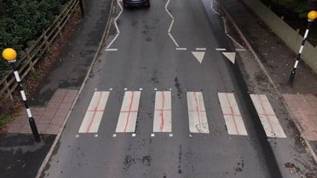 St George’s Cross appears on city’s zebra crossings as flags hoisted across country