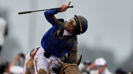 AP PHOTOS: Sovereignty wins the 151st Kentucky Derby