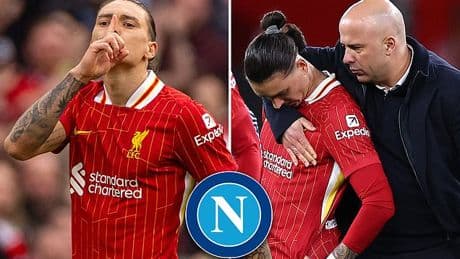 Liverpool 'set cut-price fee for Darwin Nunez as Napoli look to seal summer deal' - with striker on cusp of Anfield exit after bit-part role under Arne Slot