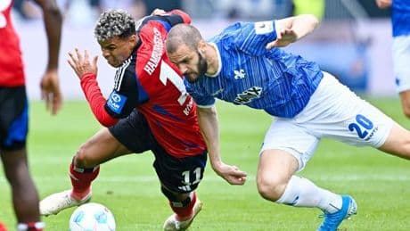 2. Bundesliga: Darmstadt unterliegt Aufstiegskandidat HSV deutlich