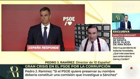 Pedro J. en 'AR': "El PSOE debería someter a auditoría a Sánchez y presentar a otro a la investidura: Cuerpo, Robles... o Madina"