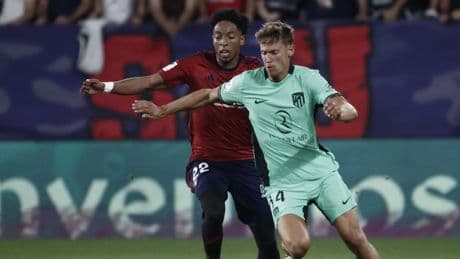 Los onces probables del Osasuna-Atlético de Madrid