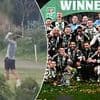 Stick to football! Hilarious moment Newcastle star SHANKS his tee shot at local golf course