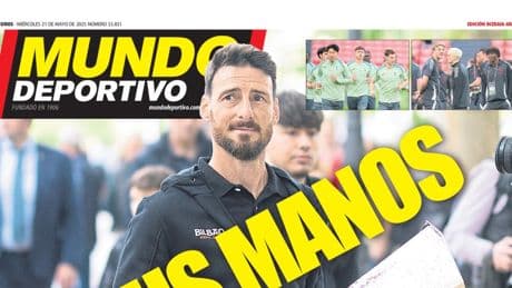 Portada de hoy de la Edición Bizkaia-Araba de Mundo Deportivo