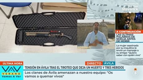 Amenazan a un equipo de 'Vamos a ver' que cubría un tiroteo en Ávila: "¡Os vamos a quemar vivos!"