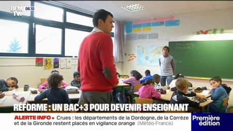 Réforme des concours enseignants: il suffira désormais d'un bac+3 au lieu d'un bac +5 pour être admissible