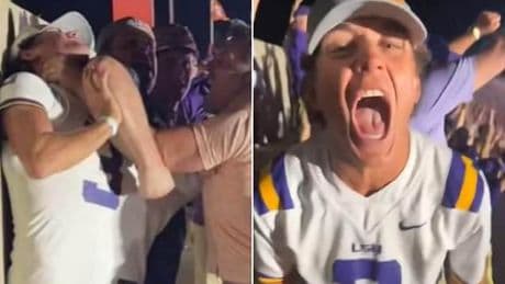 LSU football fan put in chokehold by Clemson rival after taunting him in the stands