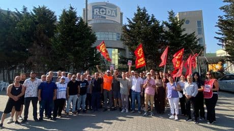 Emek Partisi direnişteki Rodaport Limanı işçilerini ziyaret etti