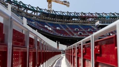 La UEFA visita este jueves las obras del Spotify Camp Nou