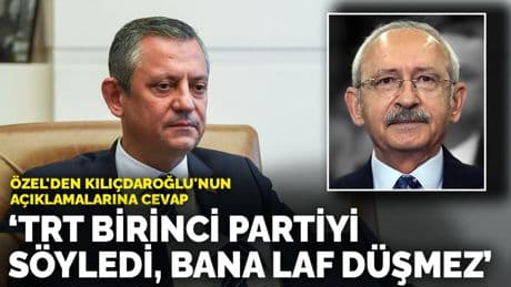 Özel'den Kılıçdaroğlu'nun açıklamalarına cevap: TRT birinci partiyi söyledi, bana laf düşmez