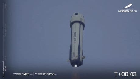 Blue Origin manda a la prometida de Bezos y Katy Perry a los límites del espacio