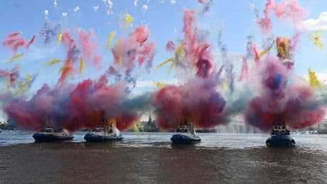 Partymeile an der Elbe: 1,2 Millionen Besucher beim Hamburger Hafengeburtstag