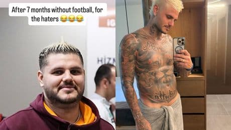 Icardi'den olay kilo göndermesi!