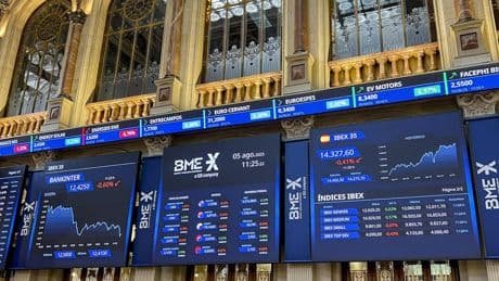 El Ibex 35 sube un 5% esta semana, supera los 14.800 puntos y se aproxima a máximos desde 2007