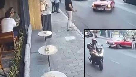 Aracını teslim etmişti! Vale servet değerindeki araçla kaza yaptı
