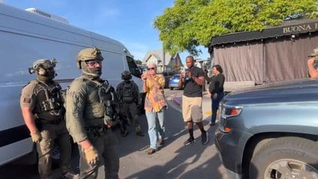An immigration raid at a San Diego restaurant leads to a chaotic scene