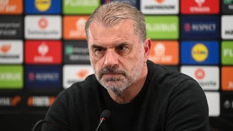 Angry Ange Postecoglou loses his cool with reporter for Man United comparison after Tottenham win