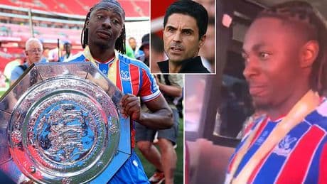 Eberechi Eze responds to Arsenal links after Crystal Palace's Community Shield triumph