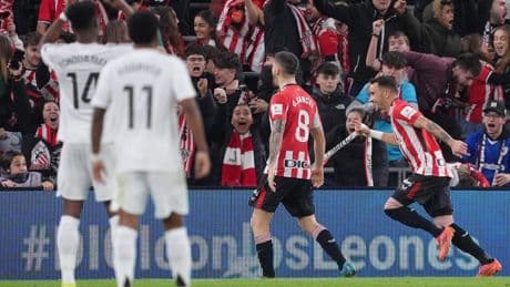 El Athletic se presenta ante el Real Madrid con diez cambios