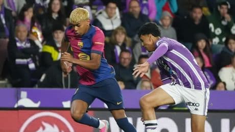 Barcellona, il turnover dura 45': il Valladolid spaventa, poi entrano Yamal e Raphinha e...