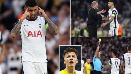 Revealed: What Cristian Romero said to his Bodo/Glimt opponent during 'heated' spat after Tottenham celebrations in Europa League win