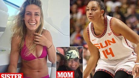 Sophie Cunningham's family blast 'mean' and 'out of control' Bria Hartley after she injured Caitlin Clark's teammate
