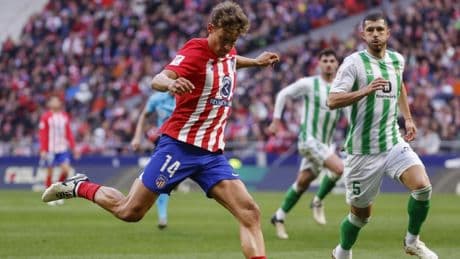 Los posibles onces del Atlético de Madrid-Real Betis