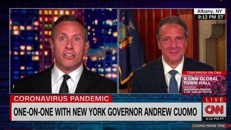 CNN says Chris Cuomo banned from covering brother, despite early pandemic exception