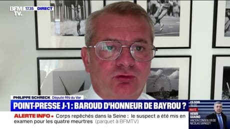 Censure du gouvernement: "J'espère que François Bayrou a pris les leçon de l'épisode Michel Barnier", déclare Philippe Schreck Député RN du Var