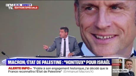 Palestine : "Une honte et une capitulation face au terrorisme", lance le ministre de la défense israélien à la décision d'Emmanuel Macron