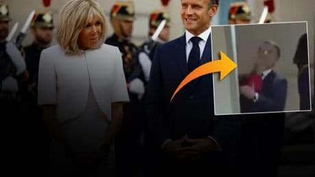 Emmanuel Macron eşi Brigitte Macron tarafından tokatlandı mı? Çok konuşulan görüntüler!