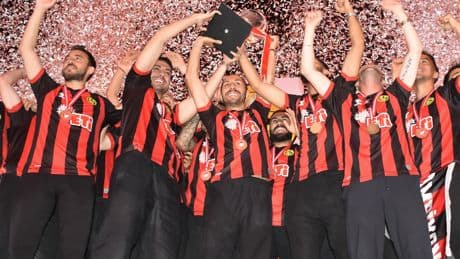 Eskişehirspor'un şampiyonluğu kutlandı