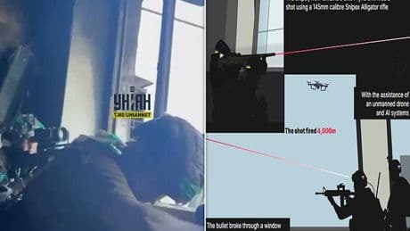 How Ukrainian sharpshooter used AI to kill two Russian soldiers with one bullet in world record 4,000m shot as Kyiv's elite marksmen 'rewrite the rules of global sniping'