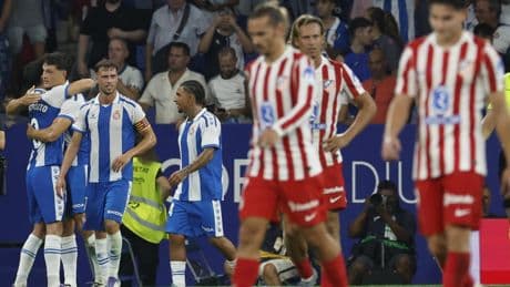 El Atlético de Madrid sigue de pretemporada: dura derrota ante el Espanyol en el primer partido de La Liga
