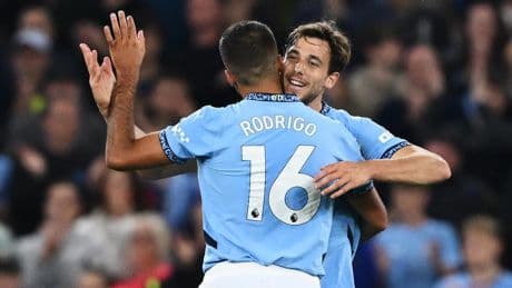 Nico González se apuntó con un golazo a la fiesta del regreso de Rodri con el Manchester City
