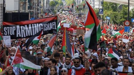 Belgien: Protest gegen Gazakrieg [Online-Abo]