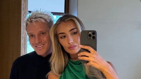 Sophie Habboo shows off baby bump for first time in adorable photos with Jamie Laing