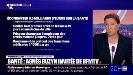 "La dynamique des arrêts maladie est déconnectée de l'état réel de santé de la population", déclare Agnès Buzyn, ancienne ministre de la Santé