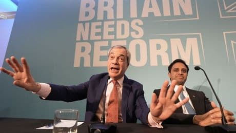 Nigel Farage's party in more chaos as Reform UK chair returns 48 hours after quitting