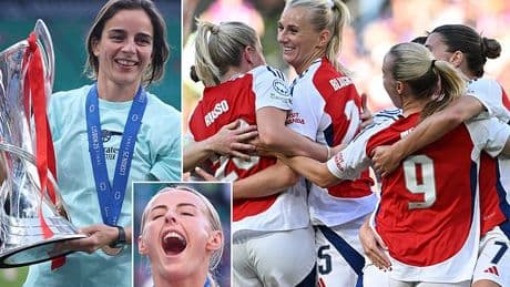 How 'meticulous' Renee Slegers turned Arsenal into European champions: Belief in the 'Arsenal way', close relationship with players and helping Alessia Russo and Chloe Kelly to rediscover their spark