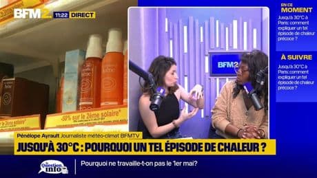 La France fait face à "une situation anticyclonique"précise Pénélope Ayrault,journaliste météo BFMTV