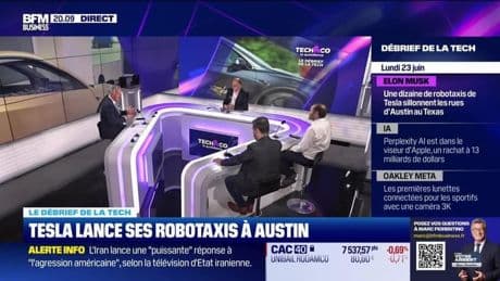 Tesla lance ses robotaxis à Austin - 23/06