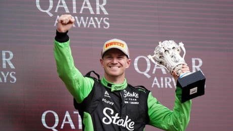 Formel 1 in Silverstone: Lego-Pokal und Schampus: Hülkenberg-Party freut auch Audi