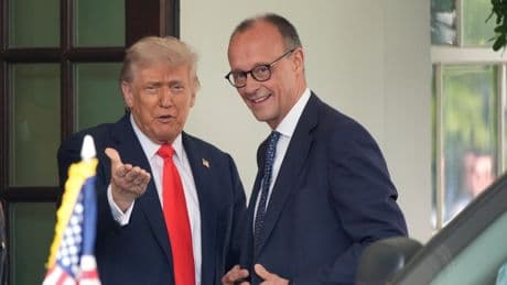 Merz spricht bei Trump nur 3 Minuten und 50 Sekunden - aber die haben es in sich