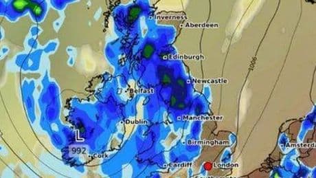 Should the UK prepare for a 600-mile rainstorm next week as forecasters disagree?