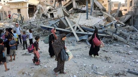 El ejército israelí dice que más de 250.000 gazatíes ya han abandonado la ciudad de Gaza