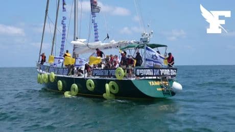 Israël : les images d’une flottille au large de Gaza pour demander la libération des otages