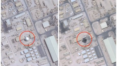 Satellite images show damage at the US base Iran attacked with ballistic missiles &mdash; one of which hit it