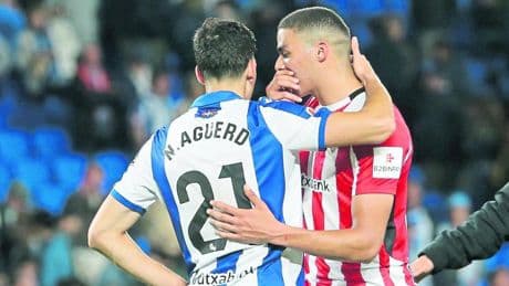 La distancia del Athletic va menguando